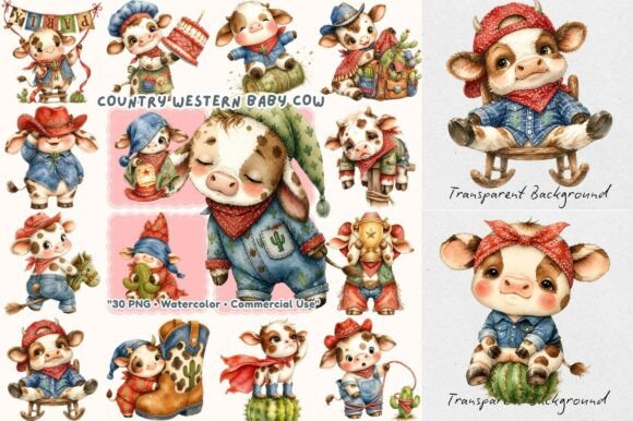 Country Western Calf Watercolor: A Guide for Creative Projects
