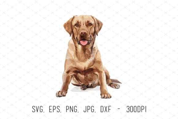 Cute Labrador Dog Watercolor Clipart Png: Elevating Your Creative Projects with High-Quality Digital Art