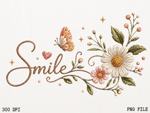 Elevating Digital Craftsmanship with Smile Wildflower PNG Floral Inspiratio