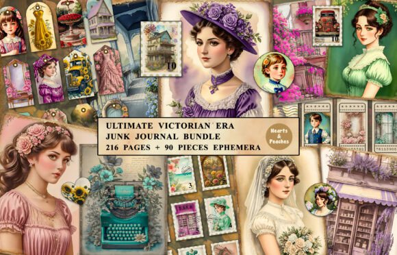 Unlocking Creativity: A Complete Guide to the Ultimate Victorian Junk Journal Bundle