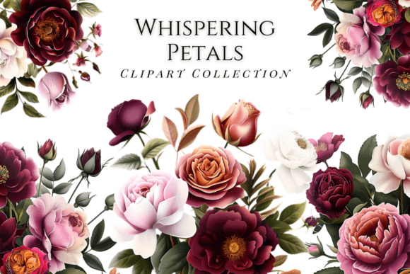 Whispering Petals Flower Graphics Guide